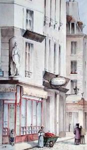 View of the Rue de Clery 1910 by Paul Monnin