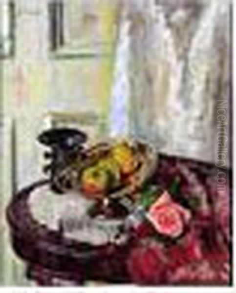 Still Life With Apples And A Rose - view 1