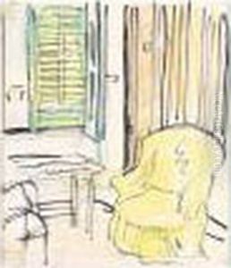 The Yellow Chair by George Leslie Hunter