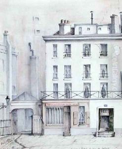View of the House of Jacques Rene Hebert 1757-94 1910