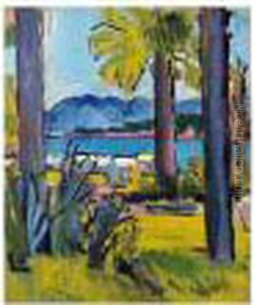A View In The Cote De Azur, Circa 1920 - view 1