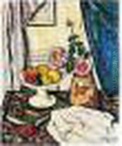 Still Life With Flowers And Fruit Still Life With Flowers And Fruit