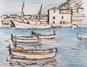 Boats In The Harbour, Cassis