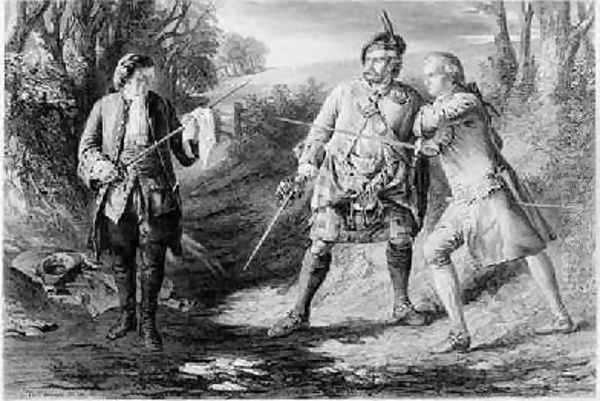 Rob Roy Parting Duellists Rashleigh and Francis Osbaldistone - view 1