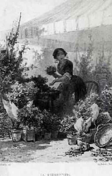 The Flower Seller mid 19th century - view 1