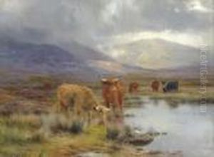 A Rainy Day In The Highlands by Louis Bosworth Hurt