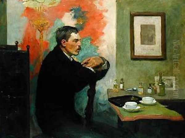 The Painter Julius Wohlers in his Studio 1895 - view 1