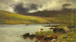 Llyn Quellyn And Snowdon