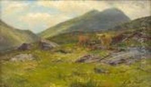 On The Hills Glen Goil by Louis Bosworth Hurt