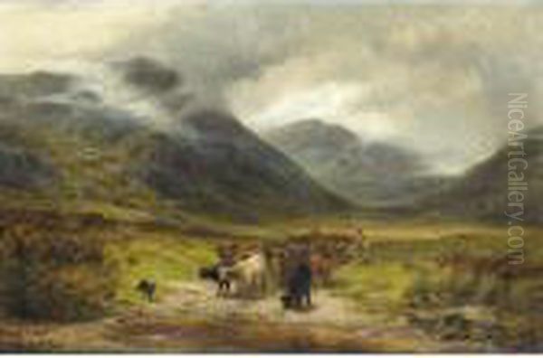 Cattle Droving In The Highlands - view 1