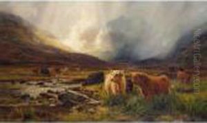 A Gleam In The Highlands by Louis Bosworth Hurt