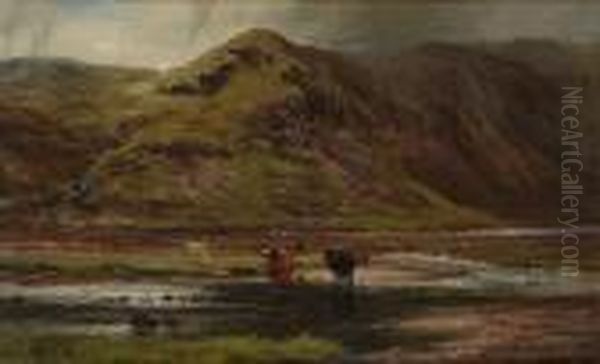 Ben Lea, Isle Of Skye, From The Head Of Loch Sligachan, Low Tide - view 1