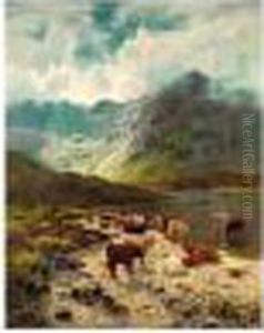 A Rest, By A Ross-shire Loch by Louis Bosworth Hurt