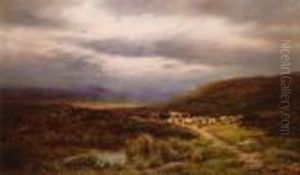 North Derbyshire Moorland by Louis Bosworth Hurt