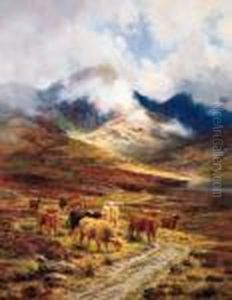 Hills Of Ross-shire by Louis Bosworth Hurt