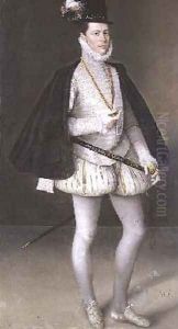 Portrait of Fernando de Aragon 5th Duke of Villahermosa 1546-92 by Roland De Mois
