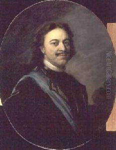 Portrait of Peter I after 1725 by Andrei Matveyev