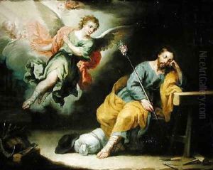 The Dream of St.Joseph by Domingo Martinez