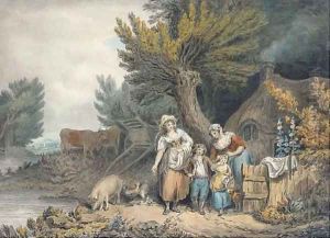 Off to school by George Morland