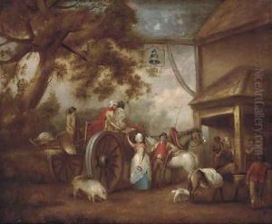 Preparing for the journey by George Morland