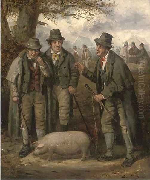 The pig market - view 1