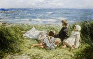 Sea Gulls And Sapphire Seas