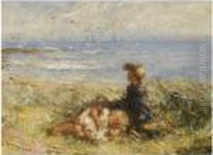 On The Seashore by Robert Gemmell Hutchison
