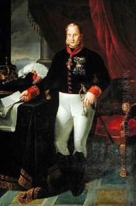 Portrait of Francesco I 1777-1830 King of the Two Sicilies 1826 by Giuseppe Martorelli