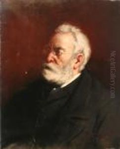 Head And Shoulders Portrait Of A Bearded Gentleman Wearing Spectacles And Dark Jacket Head And Shoulders Portrait Of A Bearded Gentleman Wearing Spectacles And Dark Jacket