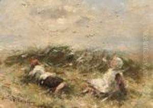 On The Dunes by Robert Gemmell Hutchison