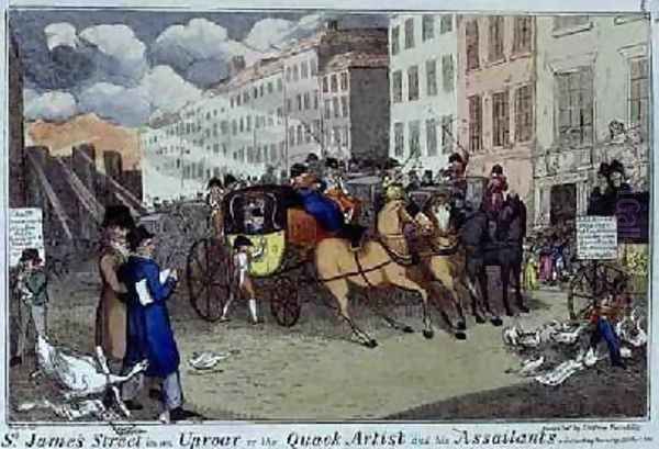 St Jamess Street in an Uproar - view 1