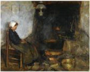 By The Fireside by Robert Gemmell Hutchison