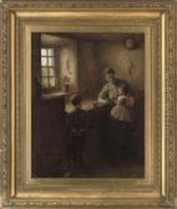 Feeding The Baby by Robert Gemmell Hutchison