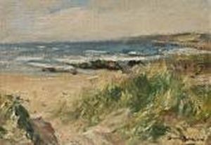 An East Coast Beach by Robert Gemmell Hutchison