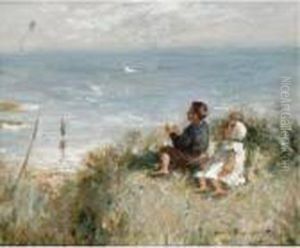 Flying The Kite by Robert Gemmell Hutchison