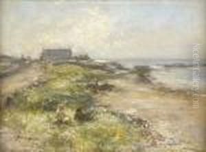 Amongst The Dunes, Morrison's Haven, East Lothian by Robert Gemmell Hutchison