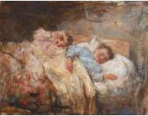 Sleepy Loons by Robert Gemmell Hutchison