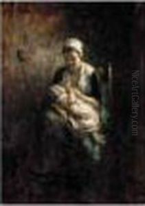 Mother And Child by Robert Gemmell Hutchison