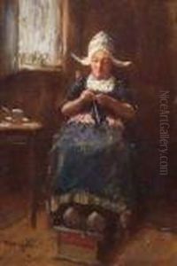 Knitting by Robert Gemmell Hutchison