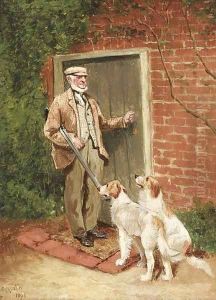 The gamekeeper with his dogs
