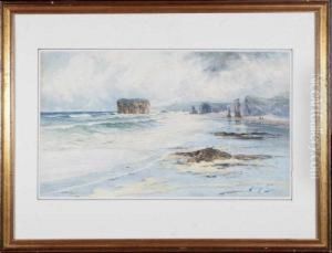 Ebb Tide, Marsden Beach by Thomas Swift Hutton