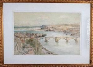 Berwick Upon Tweed - A View Towards The Sea by Thomas Swift Hutton
