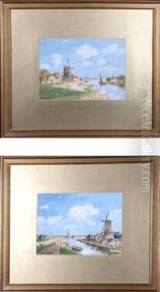 Canal Scenes In Holland - view 1