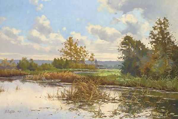 Rowing on still waters - view 1