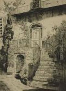 ''doorway On Tradd Street'' by Alfred Heber Hutty