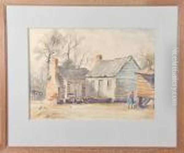 Low Country Cabin Scene With - view 1