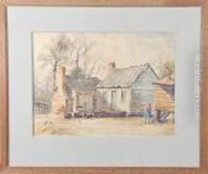 Low Country Cabin Scene With