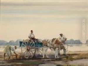 Low Country, Figures By A Cart