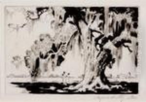 Miniature Edisto Live Oak by Alfred Heber Hutty