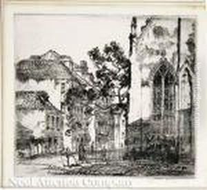 Corner Of Huguenot Church, Charleston